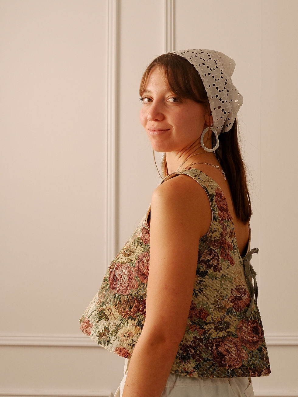 Thumbnail: White Lace Bandana