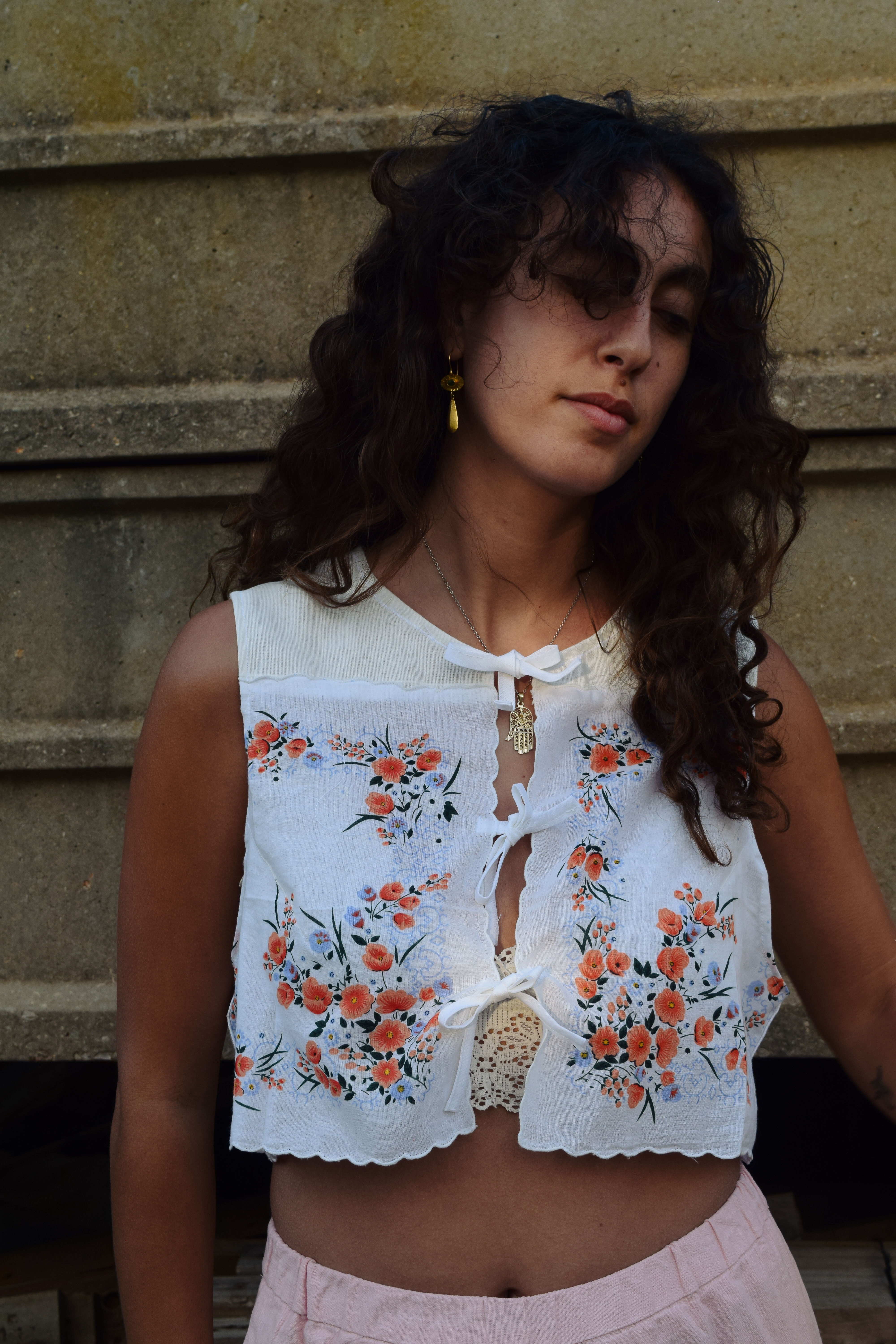 Bouquet Ties Top