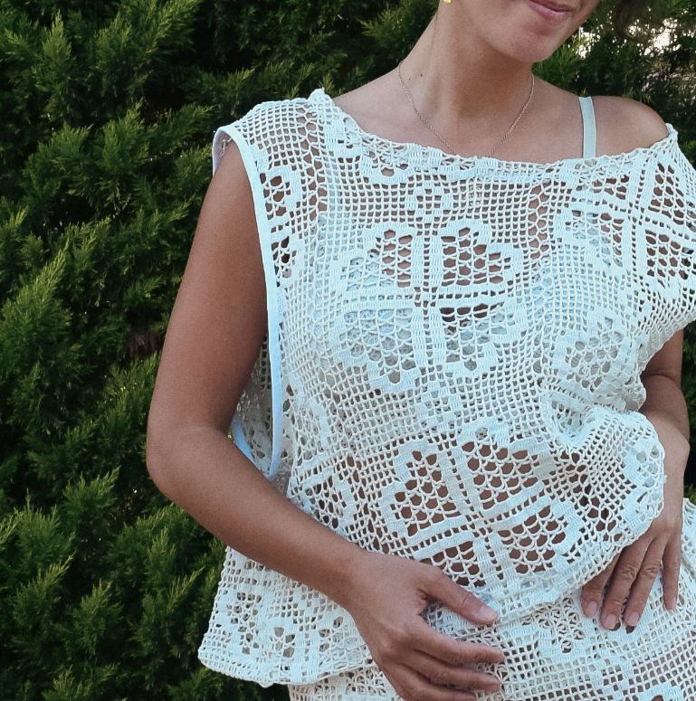 Thumbnail: Geometric Crochet Top