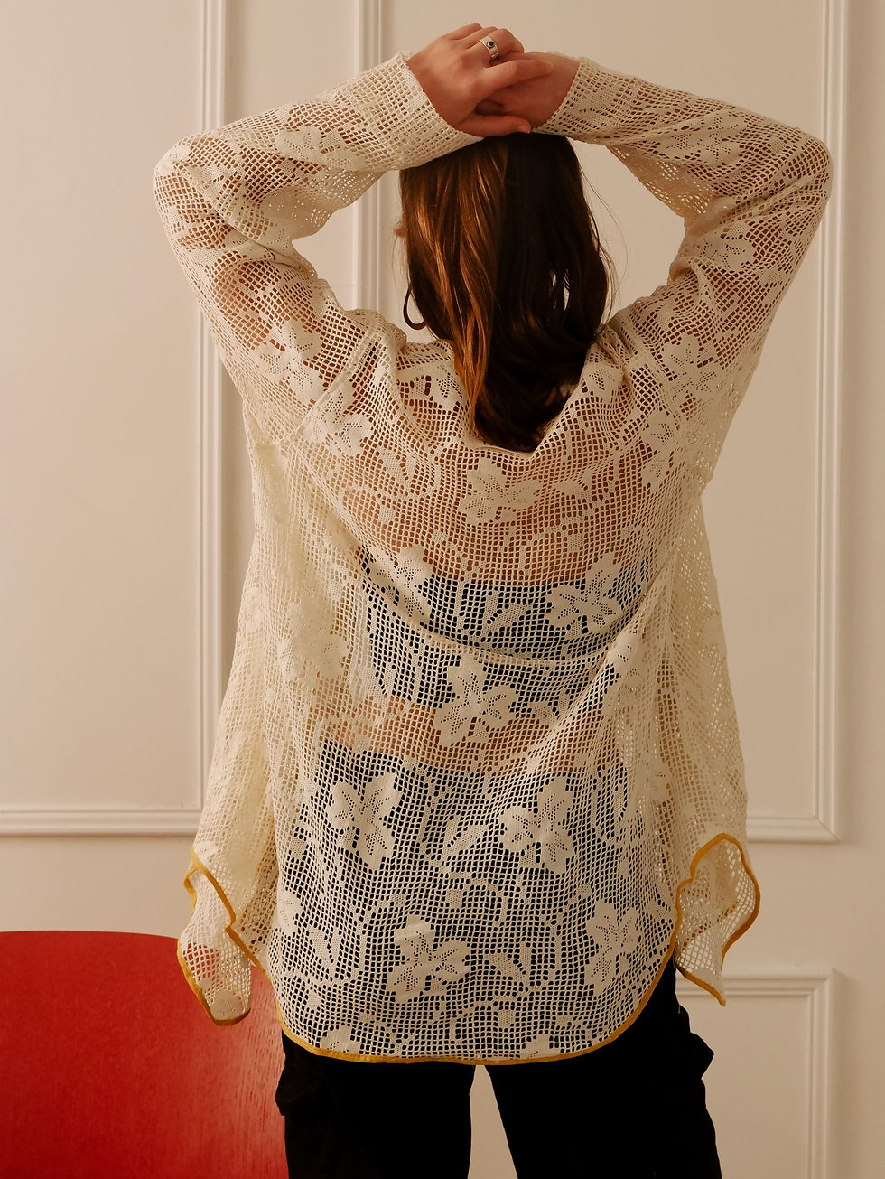 Thumbnail: Vintage Crochet Kimono