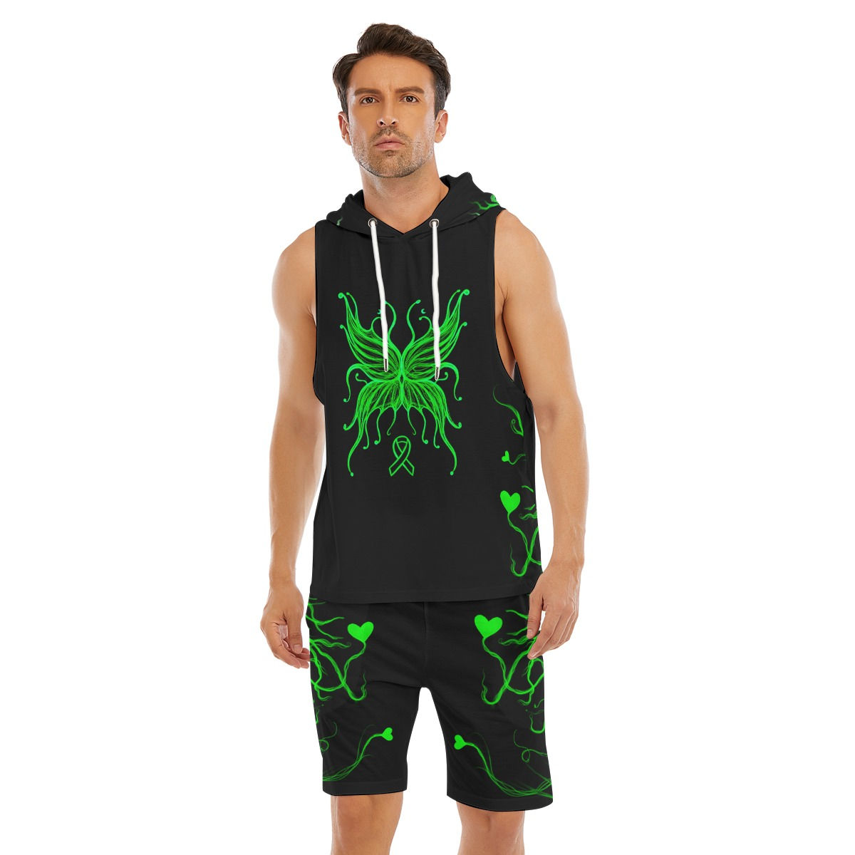 Synaptic Metamorphosis- Vest And Shorts Set