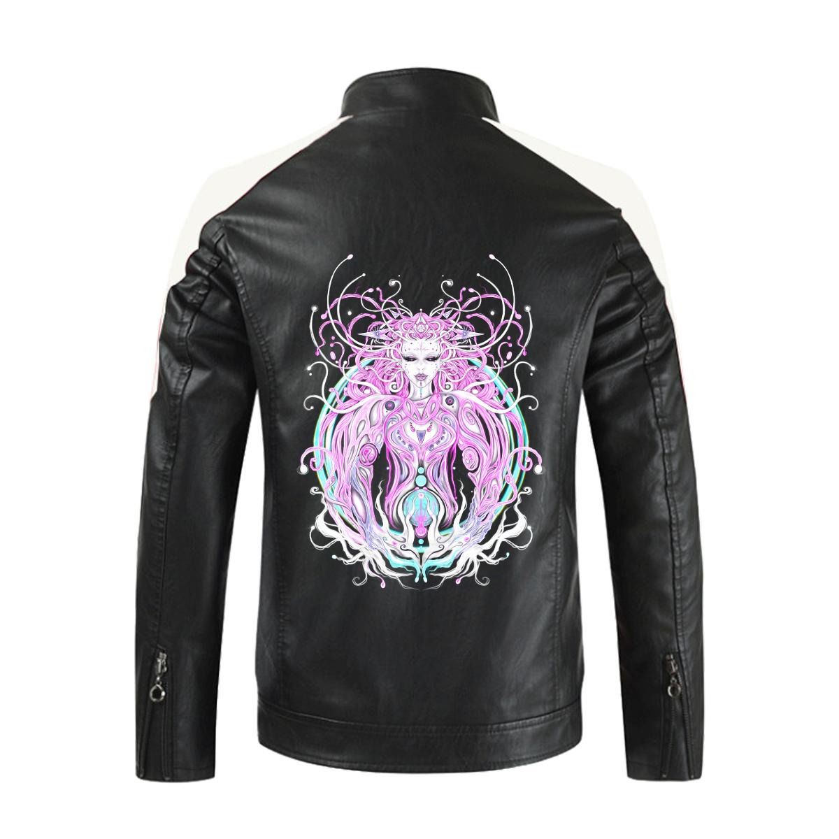 La Celestia-Slim-fit Leather Jacket
