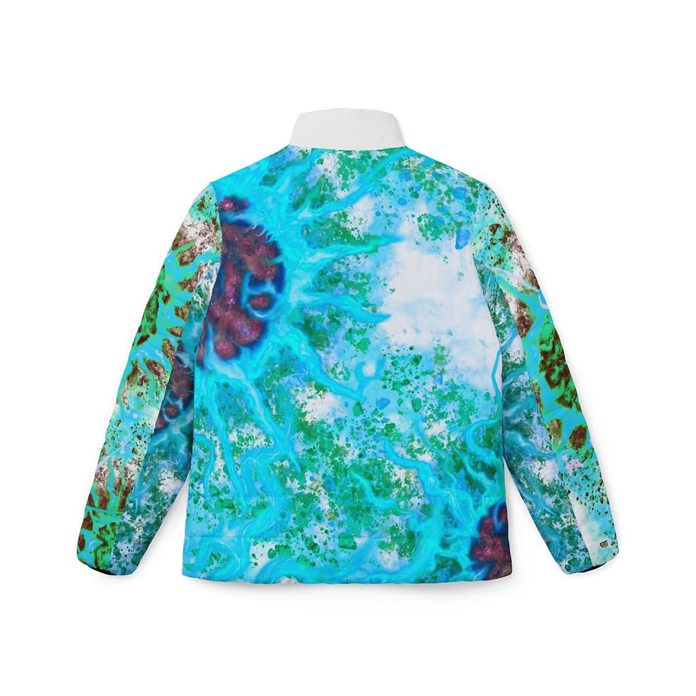 Thumbnail: Northern Frequency- Women’s Puffer Jacket (AOP)