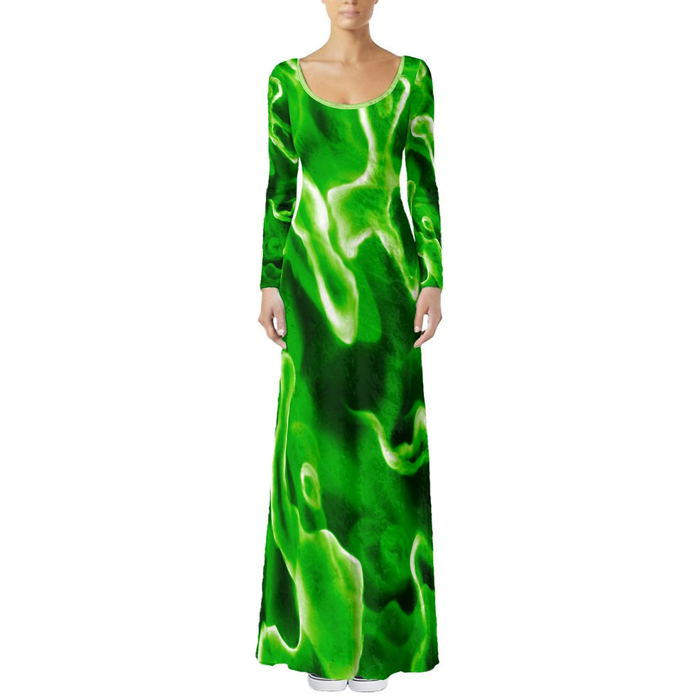 Thumbnail: Neurological Neurodivergence- Women's Velvet Shine Maxi Dress