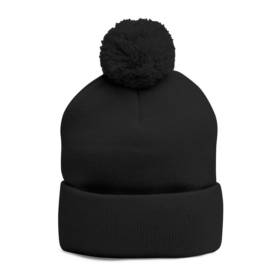 Thumbnail: Arctic Spectrum Pom-Pom Knit Cap (Embroidery)
