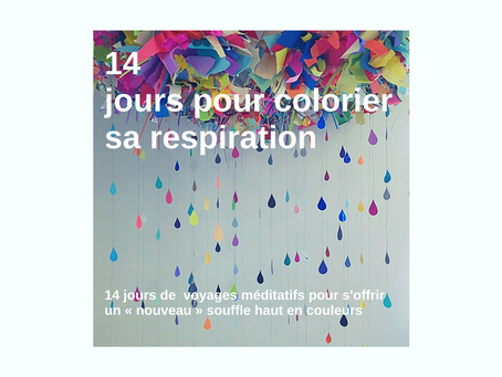 A la maison, coloriez votre quotidien avec notre programme en ligne