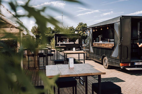 Foodtruck op groot event