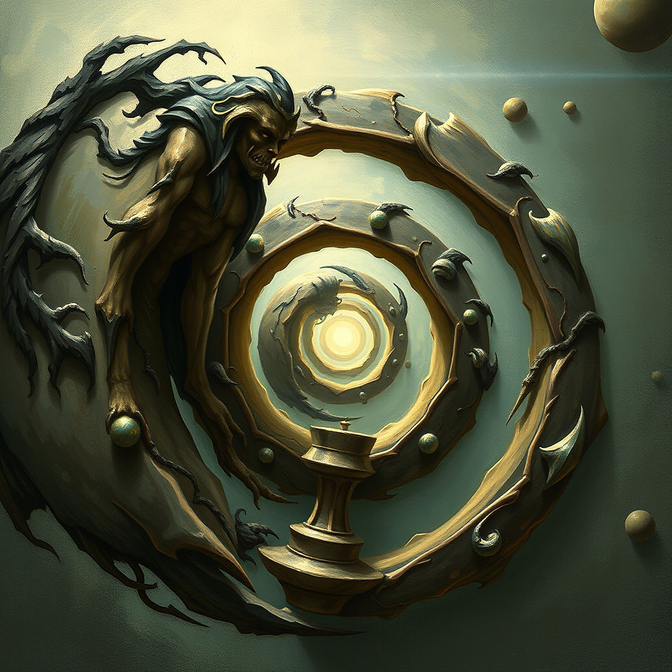 The sacred spiral is not all rose petals, but thorns too.