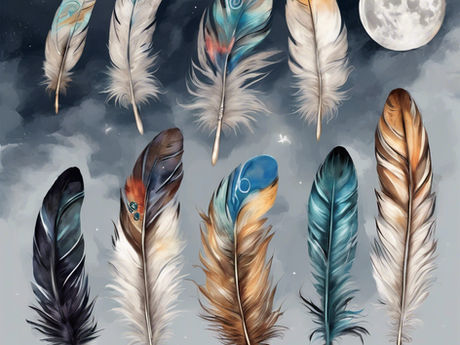 Feathers as signs from spirit and the cosmos