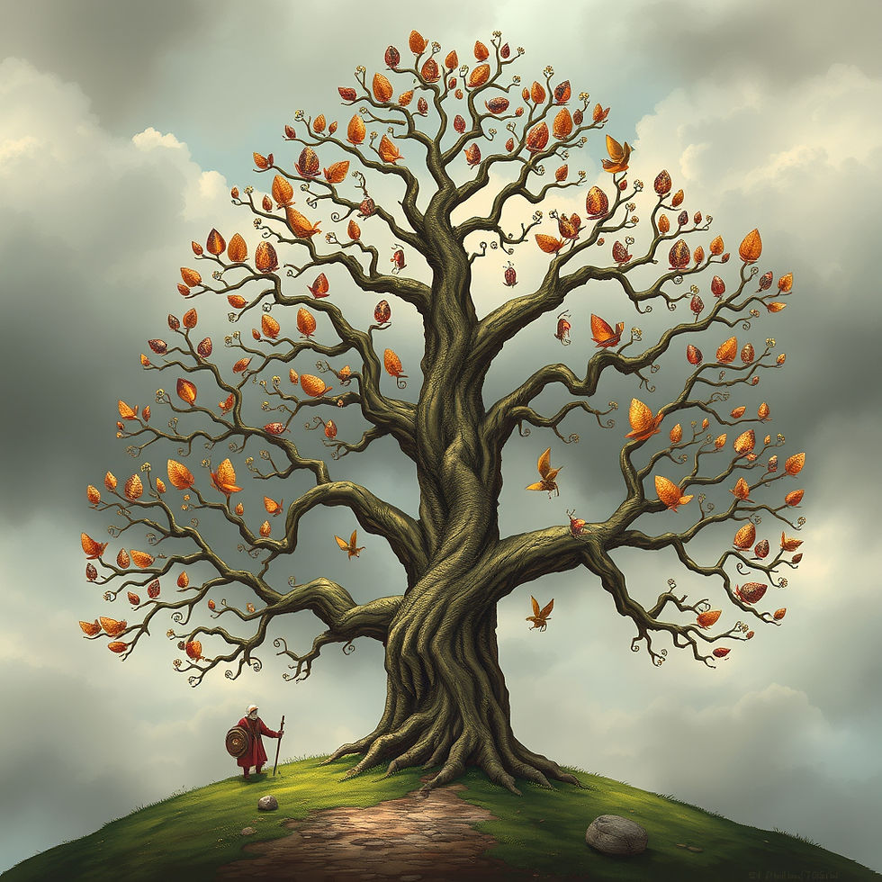 A family ancestral tree.