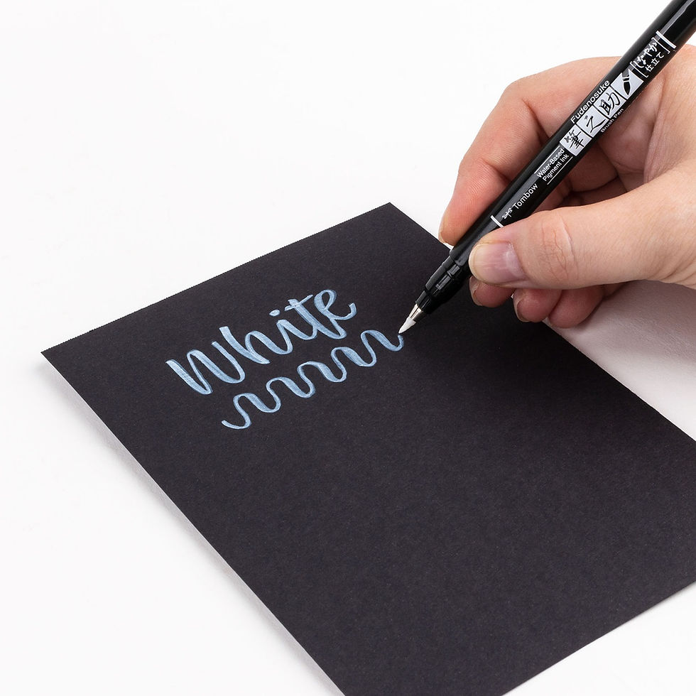 Miniaturbild: «Rody White» Tombow Fudenosuke Kalligrafie-Stife