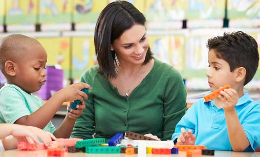 Elementary Pupils Counting With Teacher