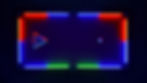 A light up pool table in the dark with red, blue, and green lights.