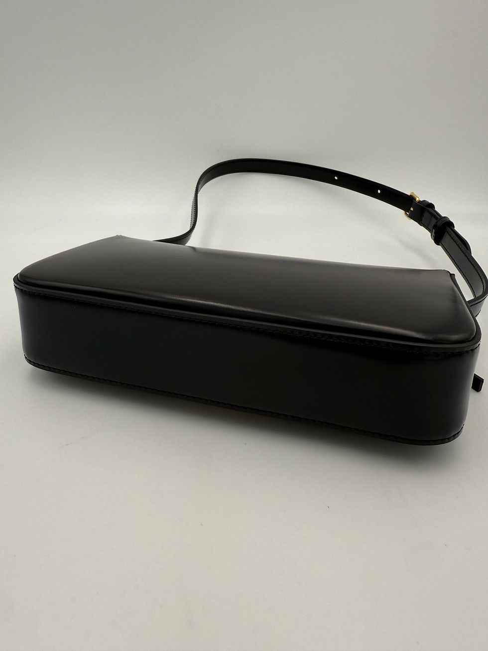 Thumbnail: CELINE CLAUDE TRIOMPHE Black Handbag