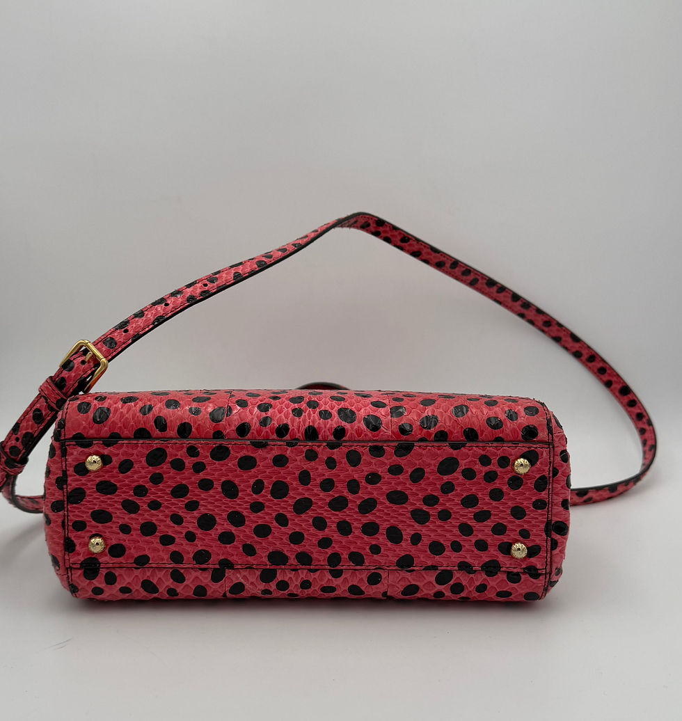 Thumbnail: DOLCE & GABBANA SICILY in Reptile Skin Handbag