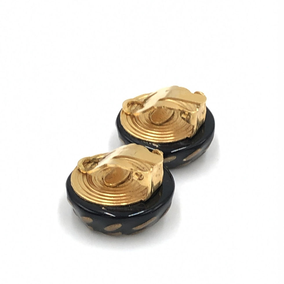 Thumbnail: CC Button Clip-On Earrings