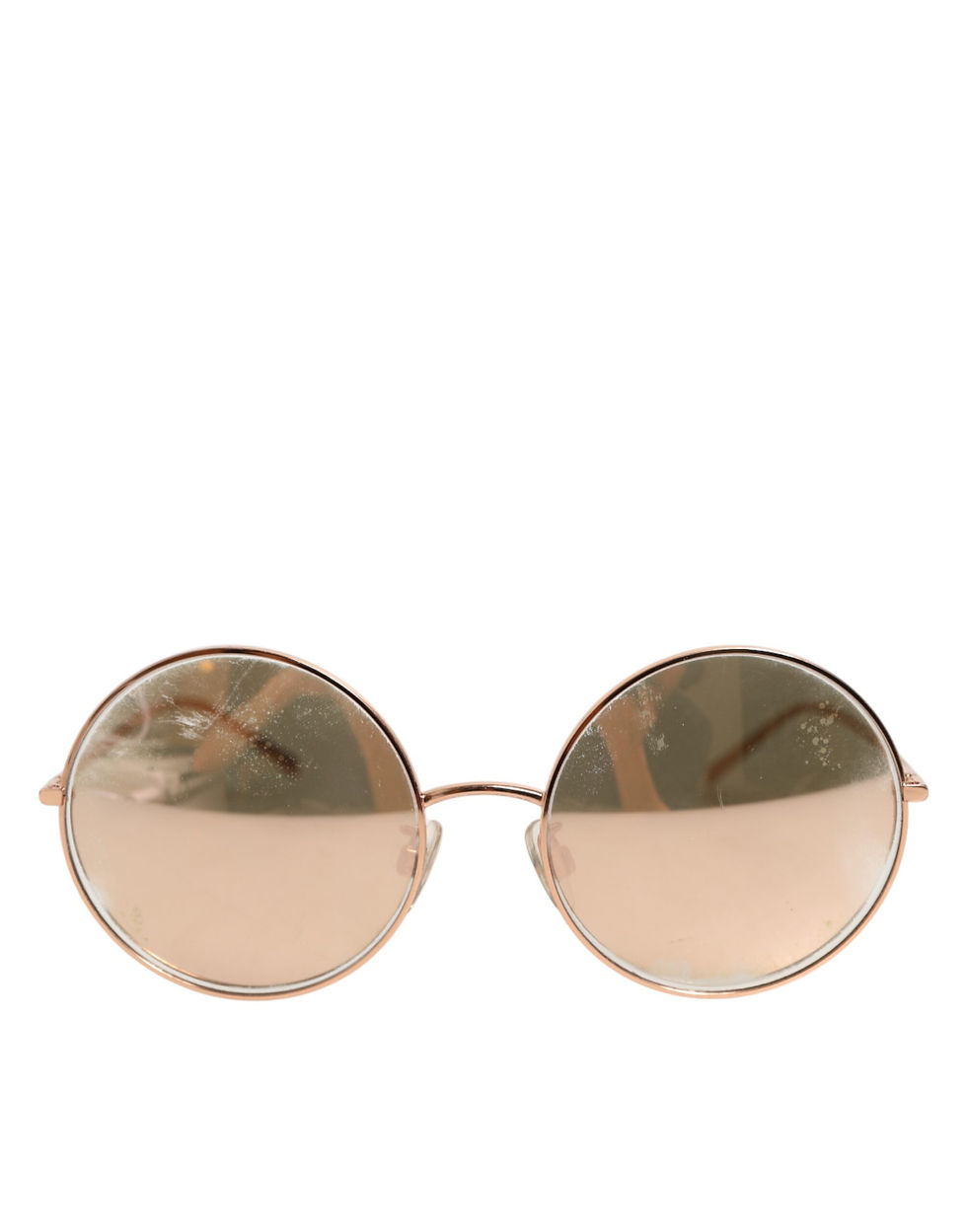 Thumbnail: DG2215K Gold Metal Round Shades Eyewear Sunglasses