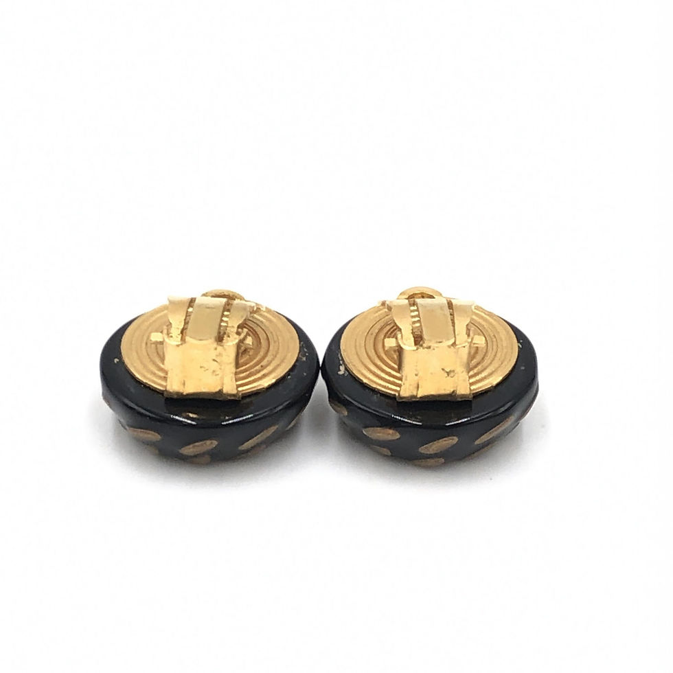 Thumbnail: CC Button Clip-On Earrings