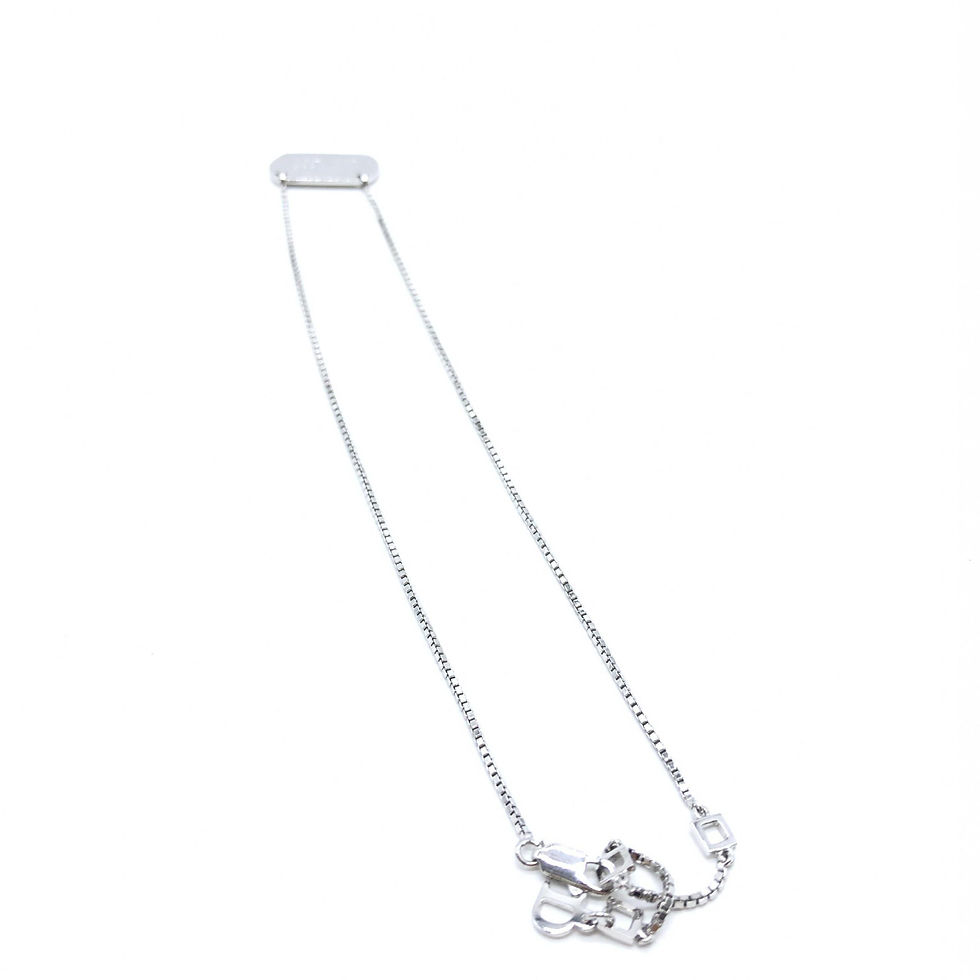 Thumbnail: Dior 925 Sterling Silver Antique Art Deco Howard & Co. "Port" Necklace
