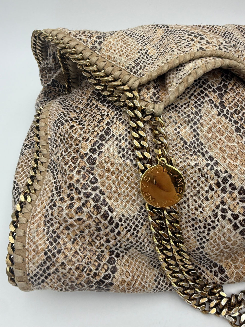 Thumbnail: STELLA MCCARTNEY Falabella Grande Vegan Reptile Skin Handbag