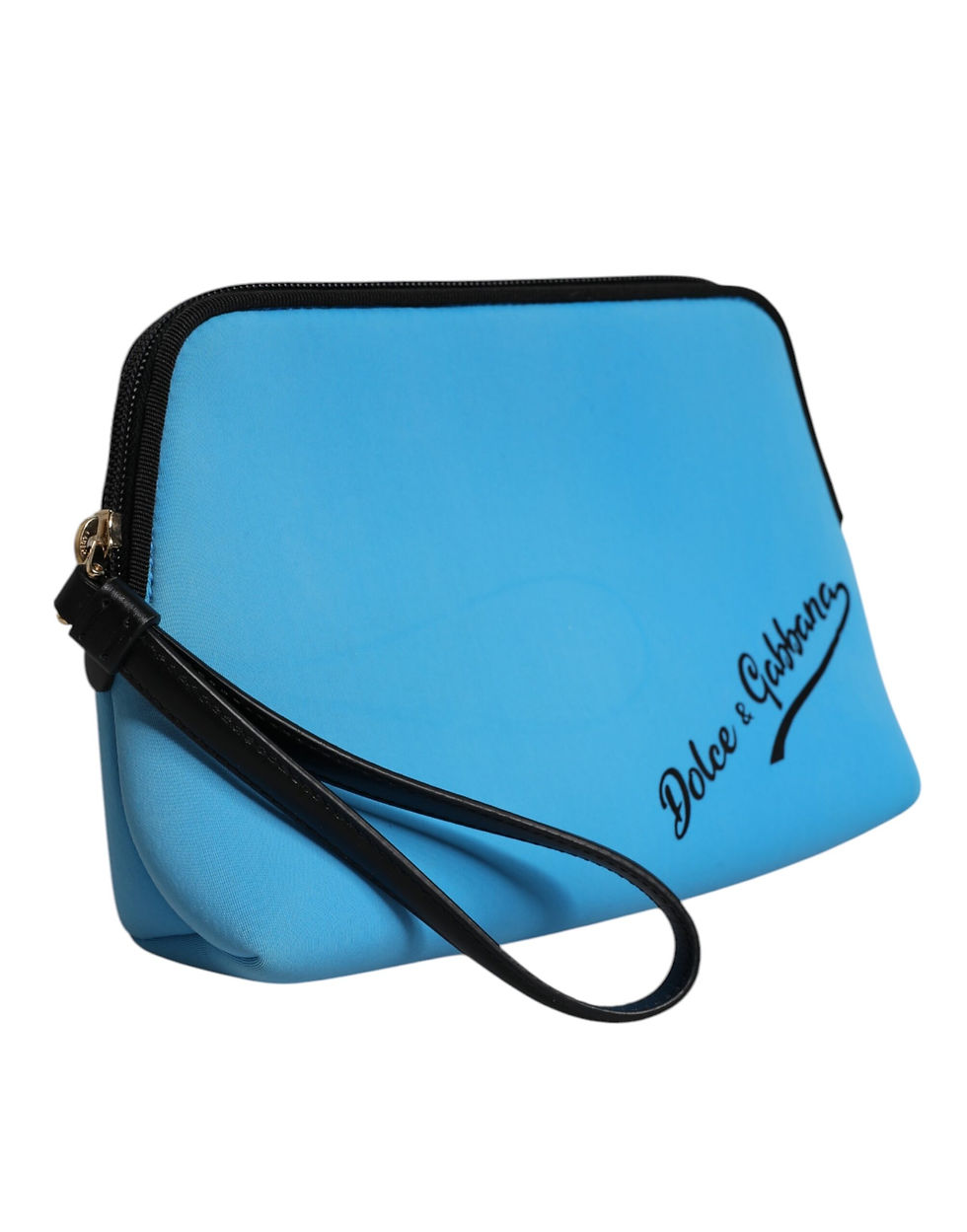 Thumbnail: Blue DG Logo Print Clutch Zip Borse Pouch Bag