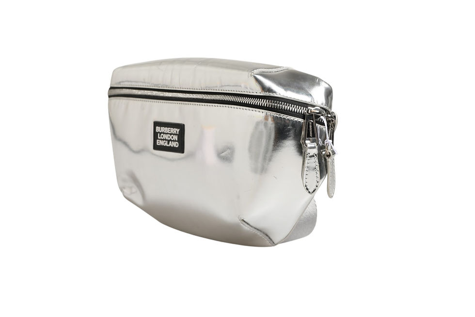 Thumbnail: Belt bag Silver in Synthetic