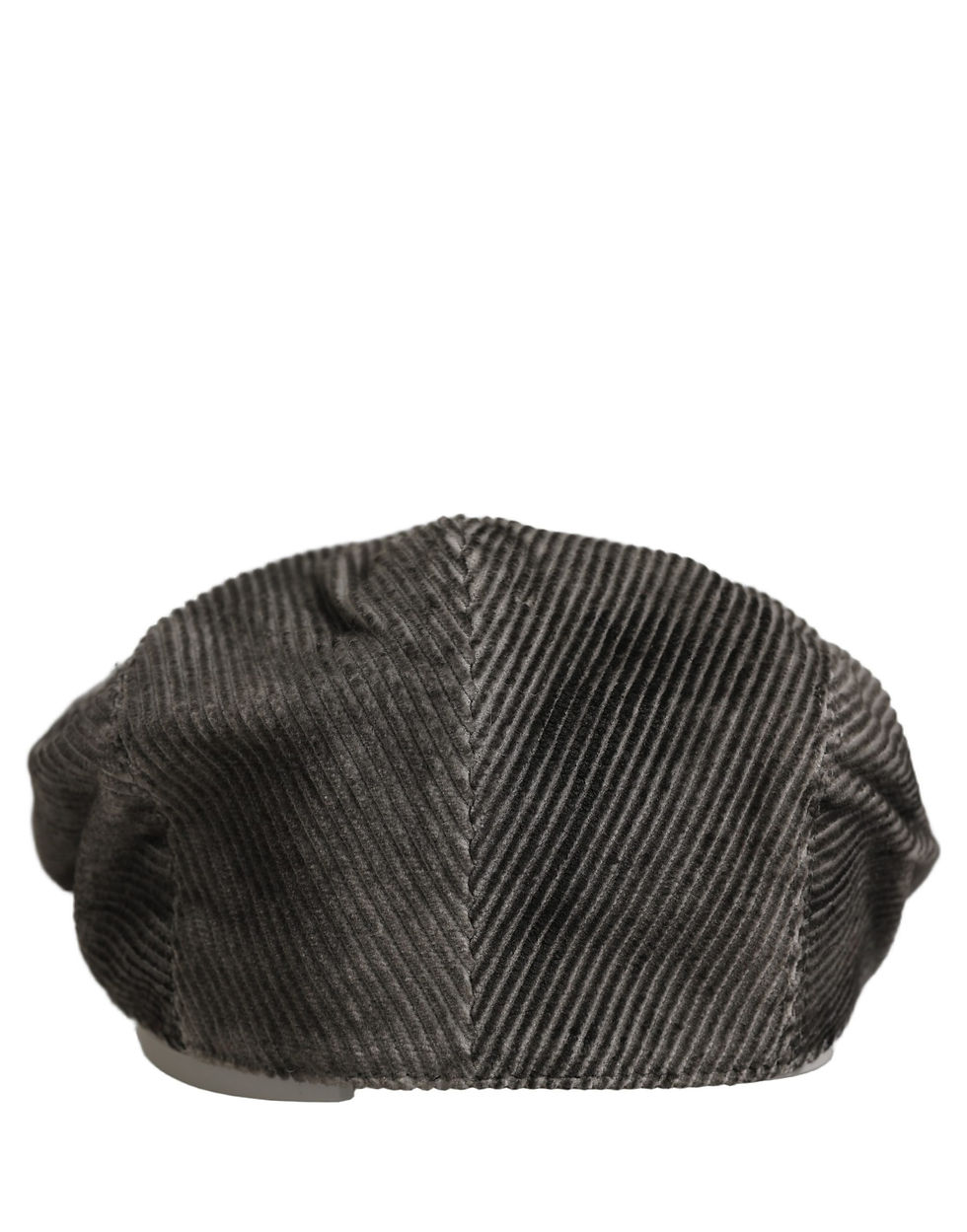 Thumbnail: Men Grey Cotton Corduroy Cloth Newsboy Cap Hat