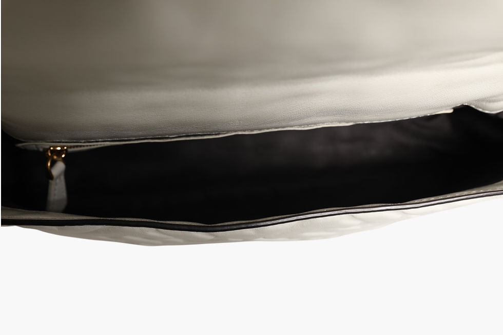 Thumbnail: FF Embossed Baguette Nappa Leather Bag