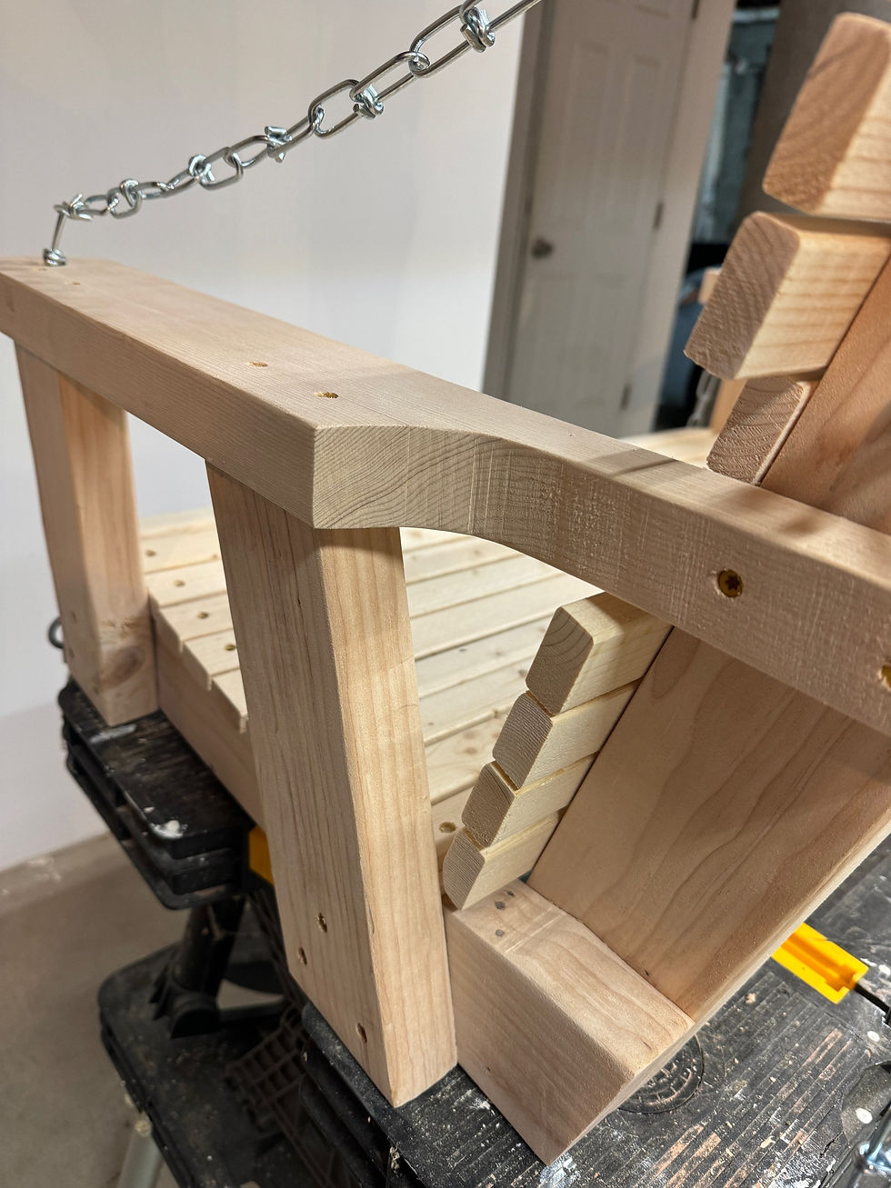 Thumbnail: Porch Swing  **THREE SIZES** Local pick-up only *Cost $250 - $350 based on Size