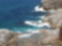rocky coastline with blue waves 2014 DSC03288.JPG