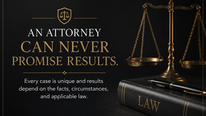 BANKRUPTCY LAWYERS CAN NEVER PROMISE RESULTS, EVER