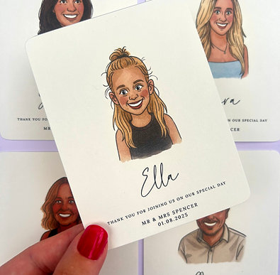 Illustrated Guest Place cards
