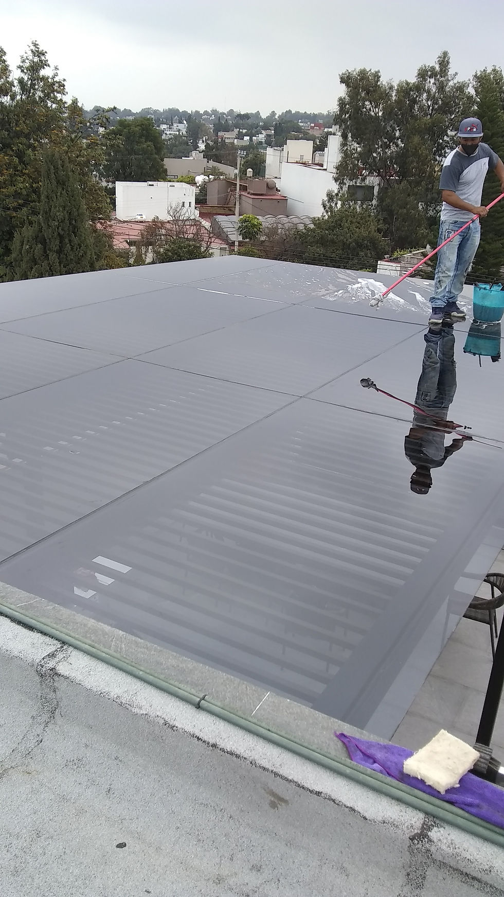 LIMPIEZA DE DOMOS CRISTALES EXTERIOR