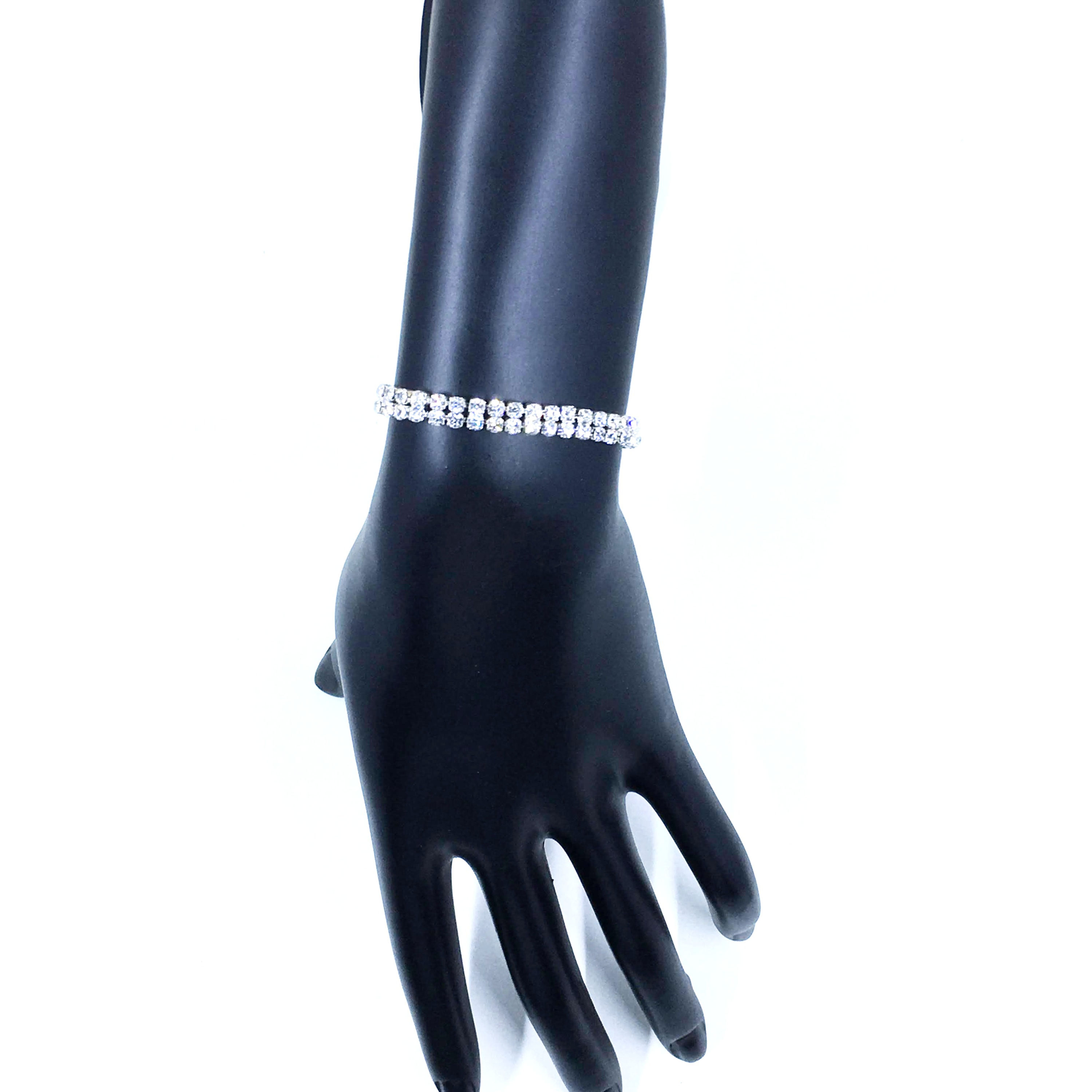 Double Strand Bling Bracelet