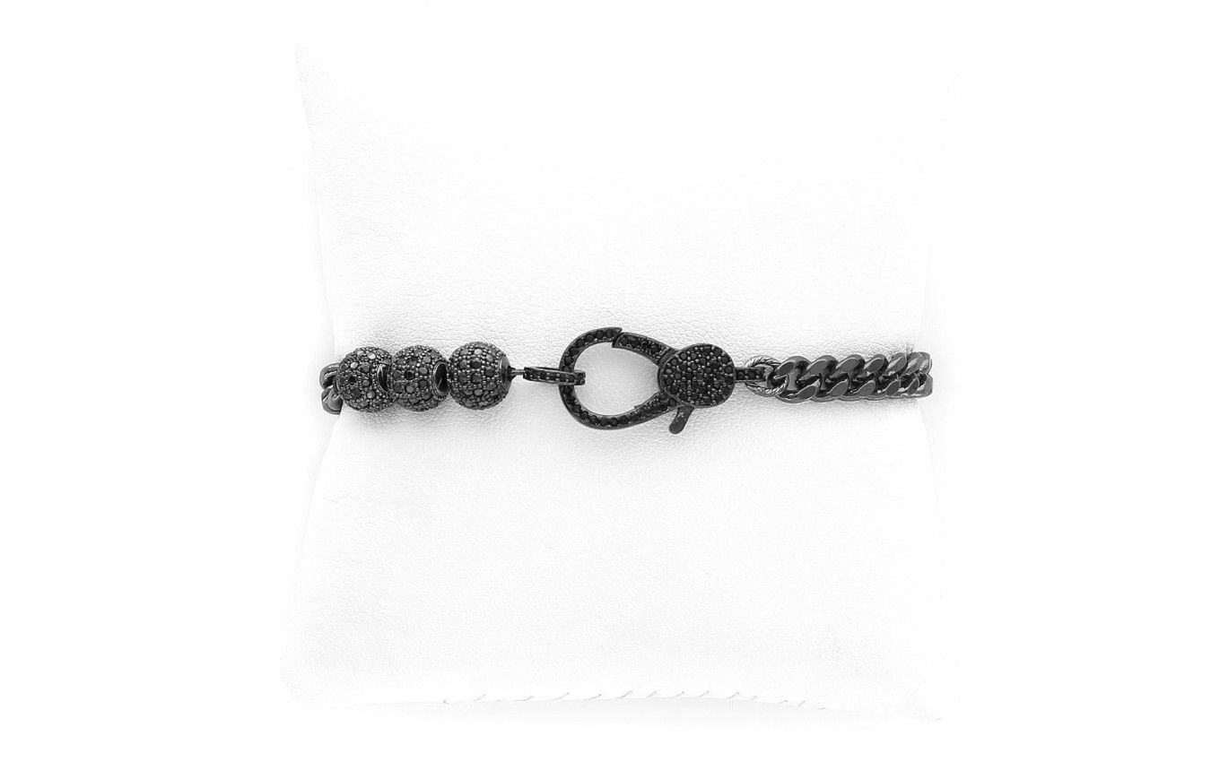 Chain Bracelet with Three Spheres