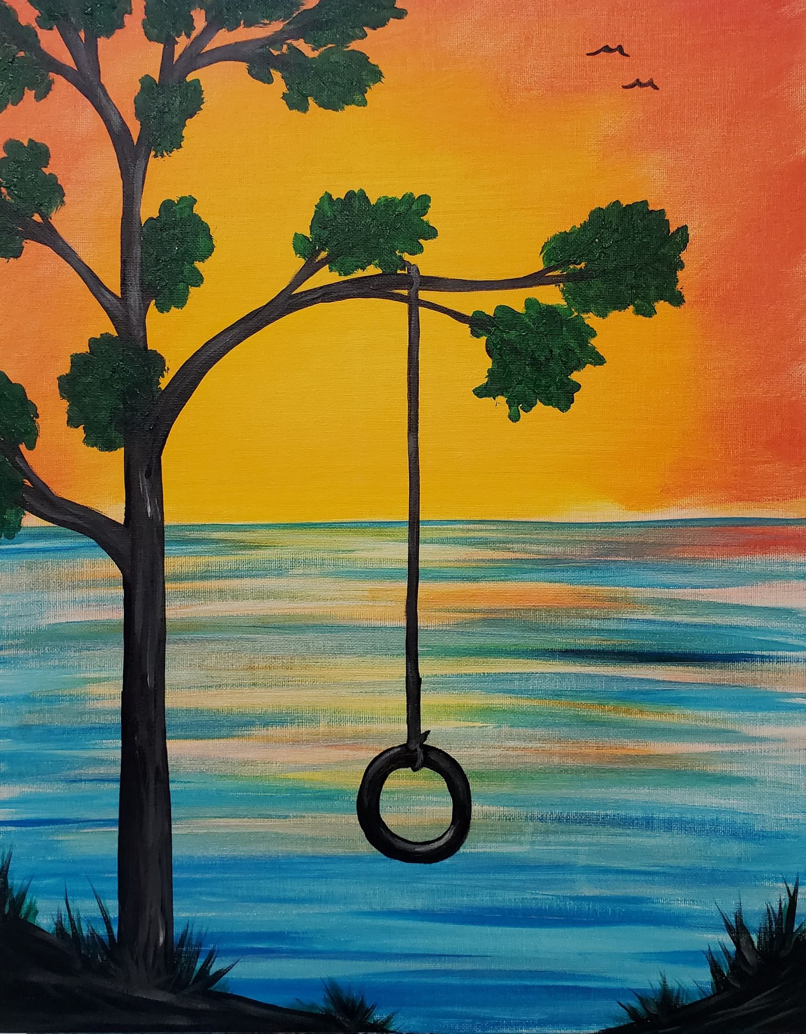 Sunset swing