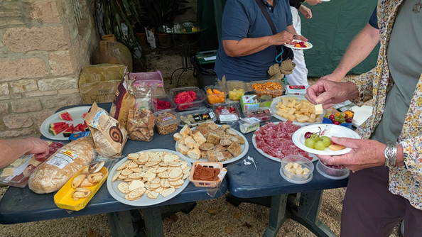 Pot luck with the group!