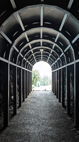 A cool tunnel leading to the dock