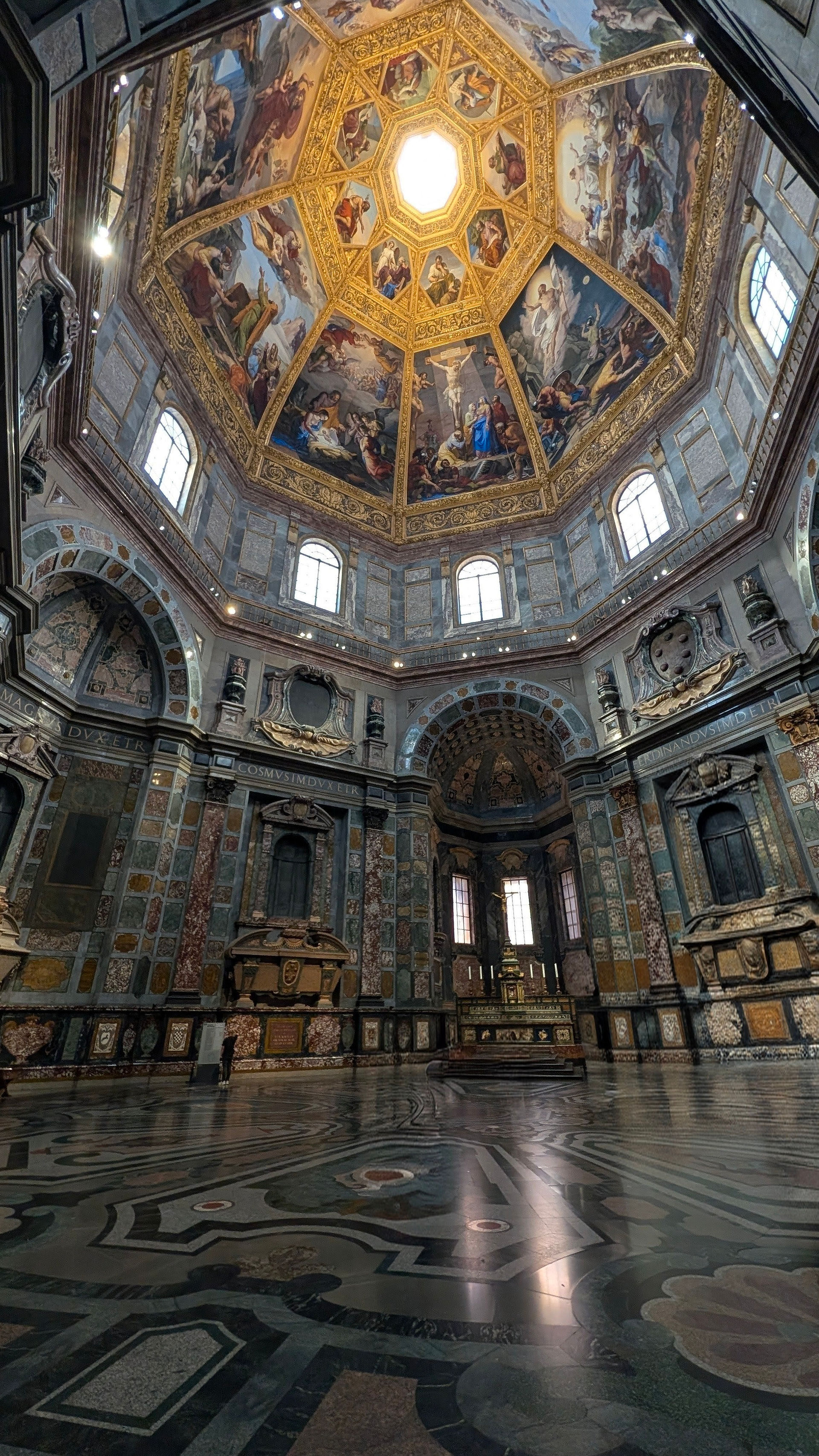 Inside the Medici Chapel