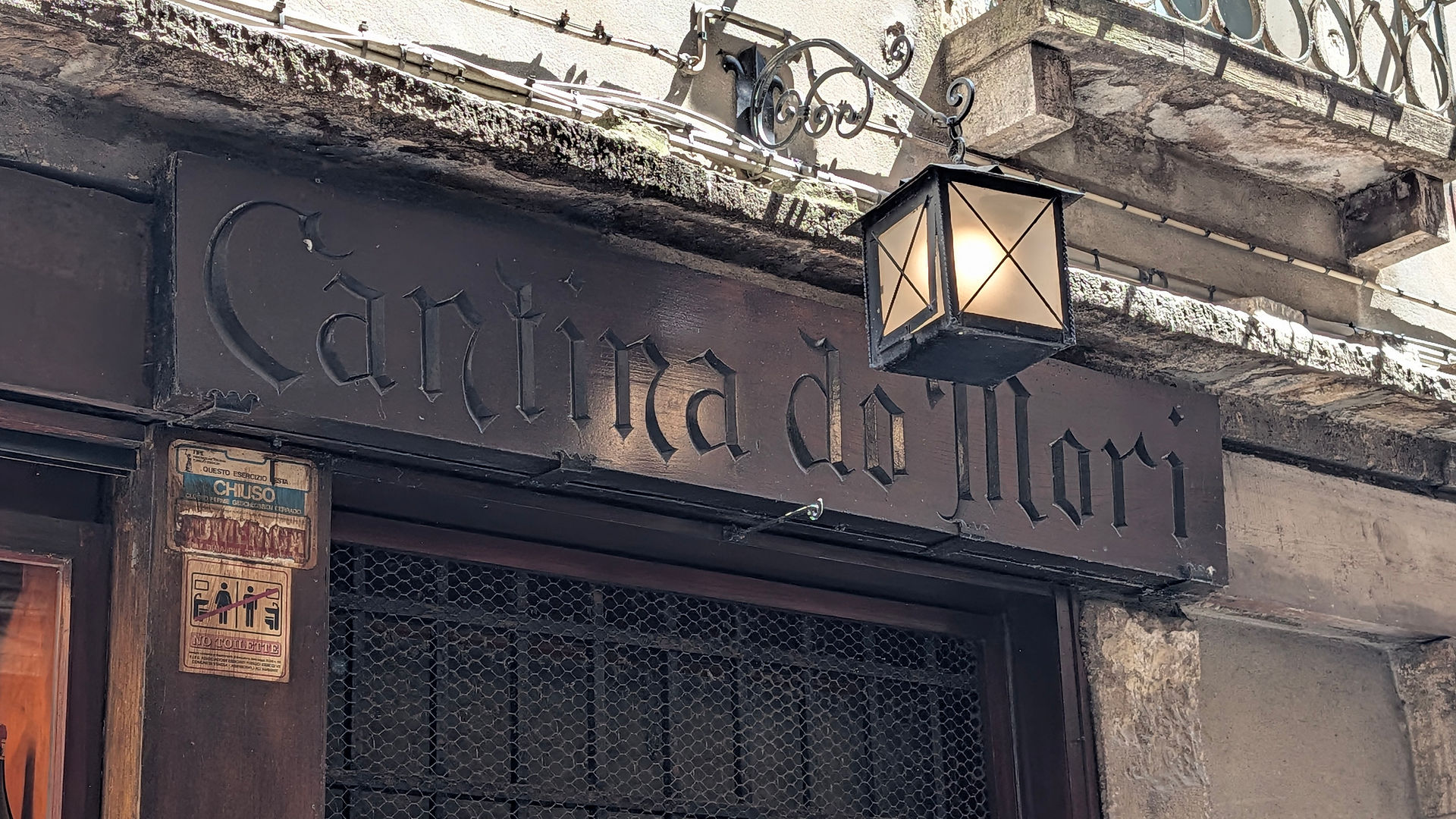 On the food tour...restaurant frequented by Casanova...