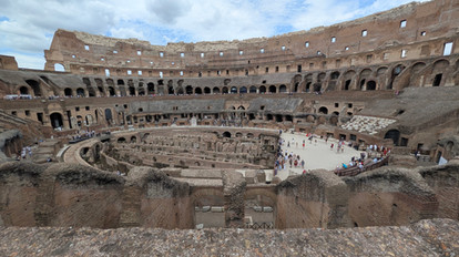 Great angle of the Colosseum