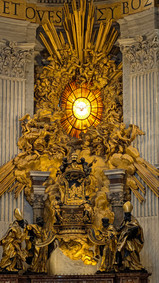 Bernini's throne (chair of St. Peter)