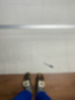 Marking fabric out before cutting a box cushion