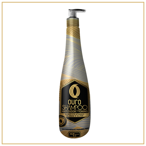 ouro shampoo matizador rubio platinado