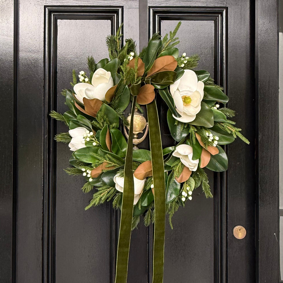 Thumbnail: 'MAGNOLIA & MIRTH' LARGE CHRISTMAS WREATH