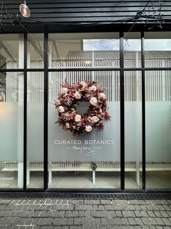 Faux floral XL wreath