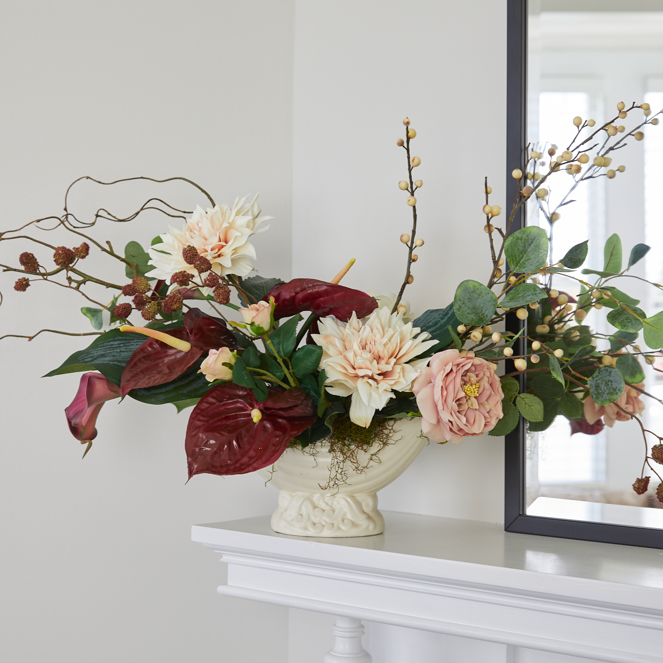 Curated Botanics Auckland Faux Flower Subscription (Silk Flower Arrangements)