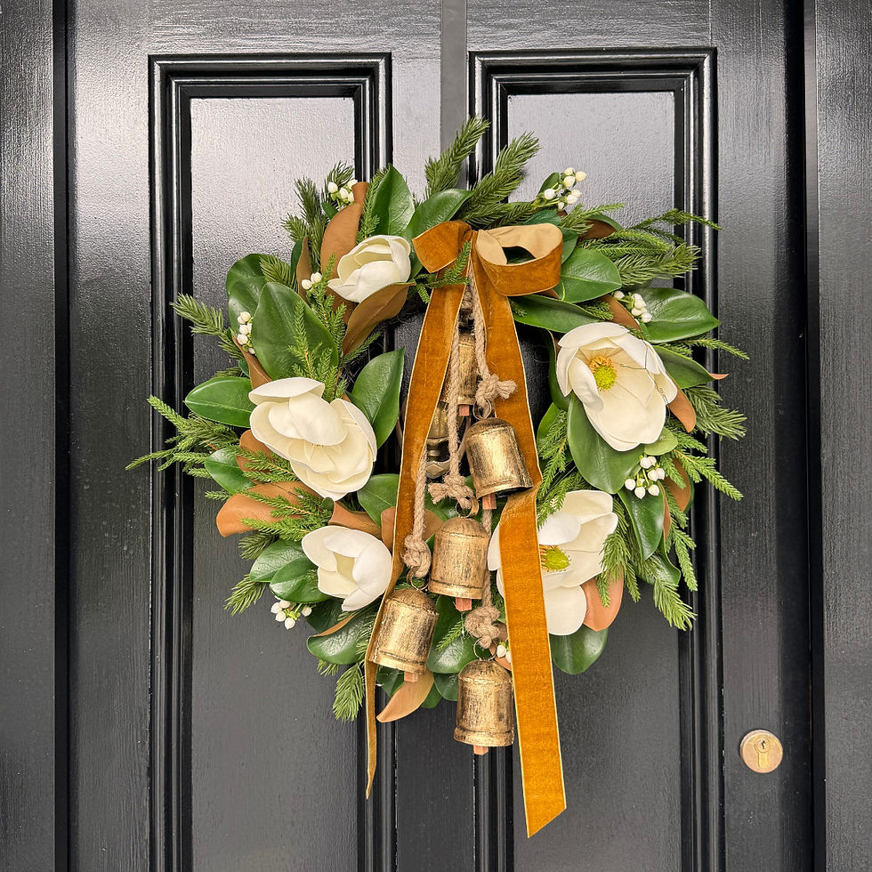 Thumbnail: 'MAGNOLIA & MIRTH' LARGE CHRISTMAS WREATH