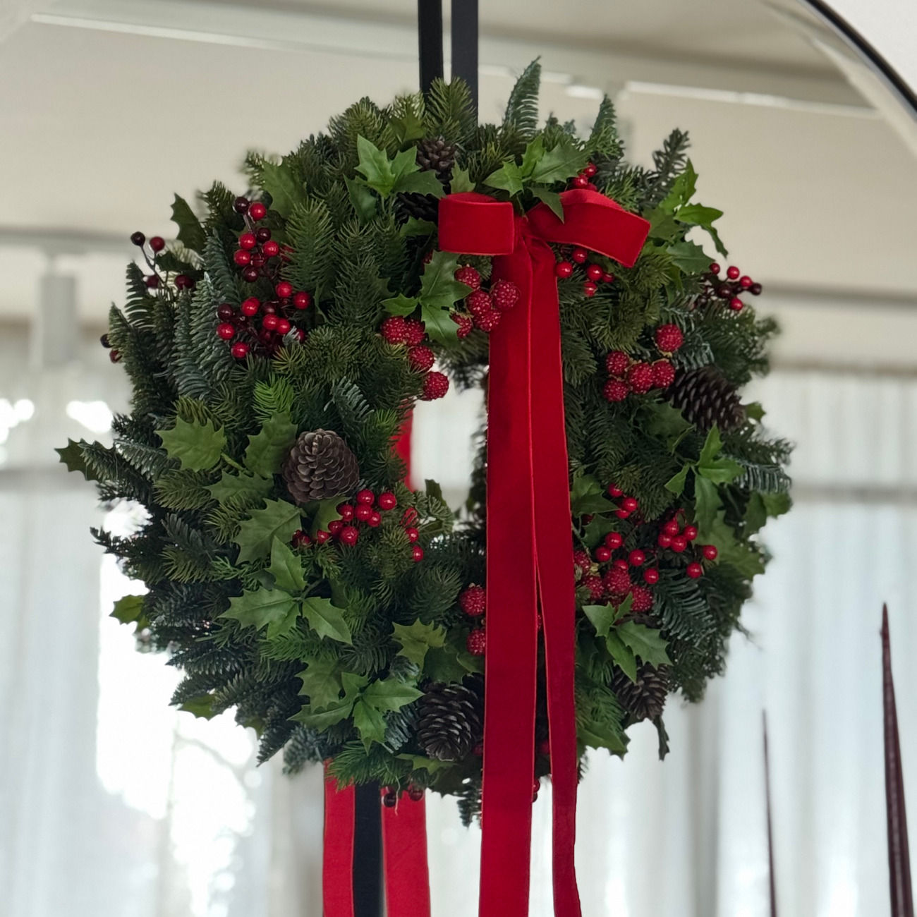 'JINGLE BELLS' LARGE CHRISTMAS WREATH