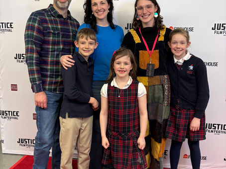 Grace Copeland and the Morgan family: Andy, Pennie, Jeffrey, Lydia, Cecily